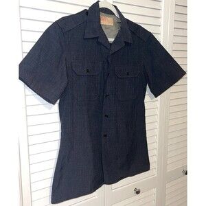 Vintage Unassigned Cadet Store West Point “AFC” Uniform Shirt Short Sleeve Gray